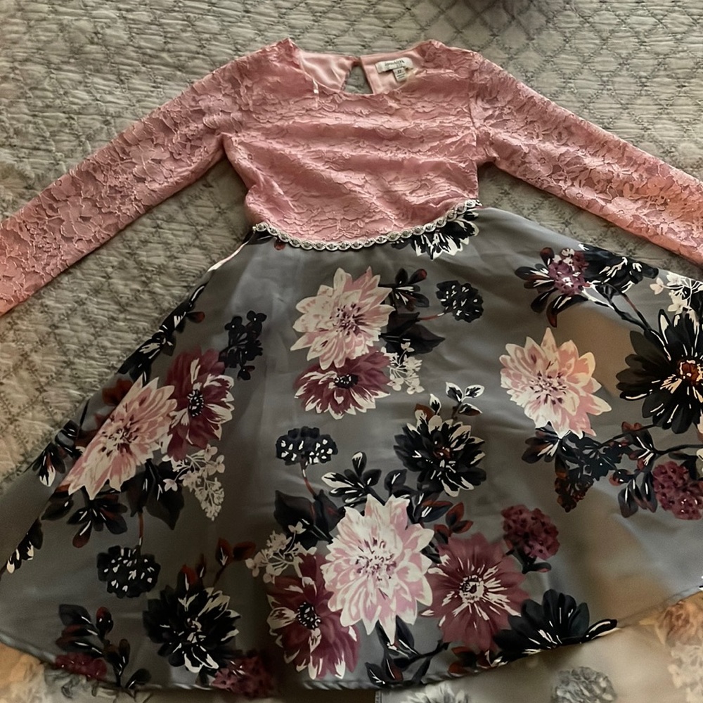 Girls Pink Dress Size12